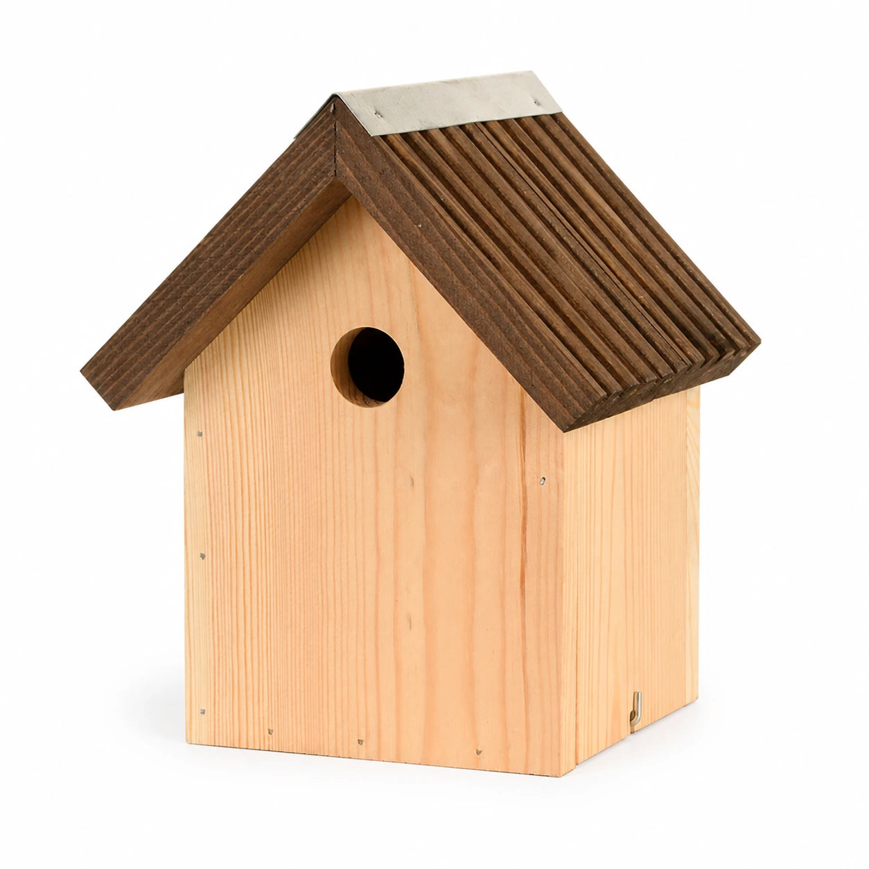 Houten vogelhuisje met dak groove 27 mm — foto 2