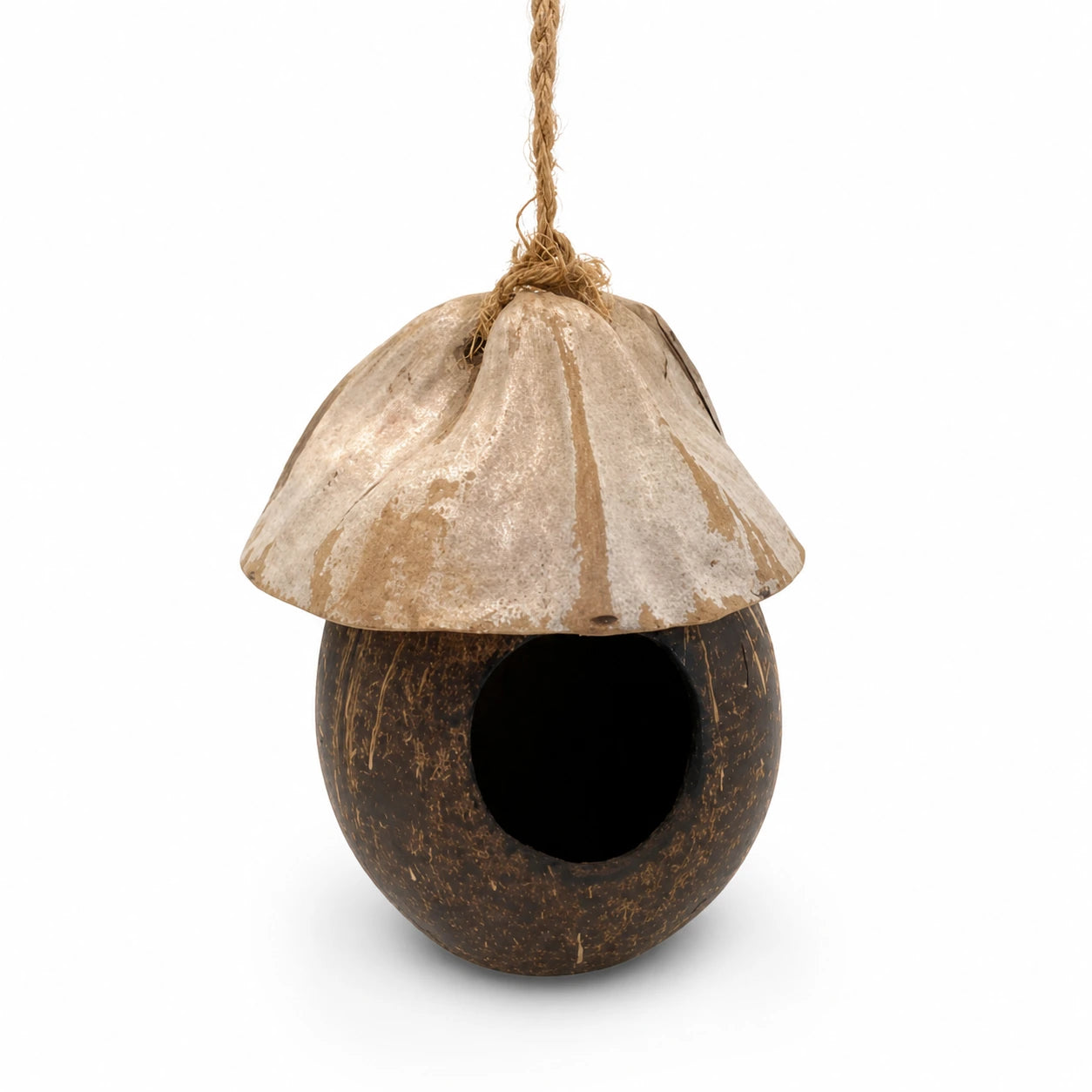 Vogelhuisje van kokosnoot — foto 2