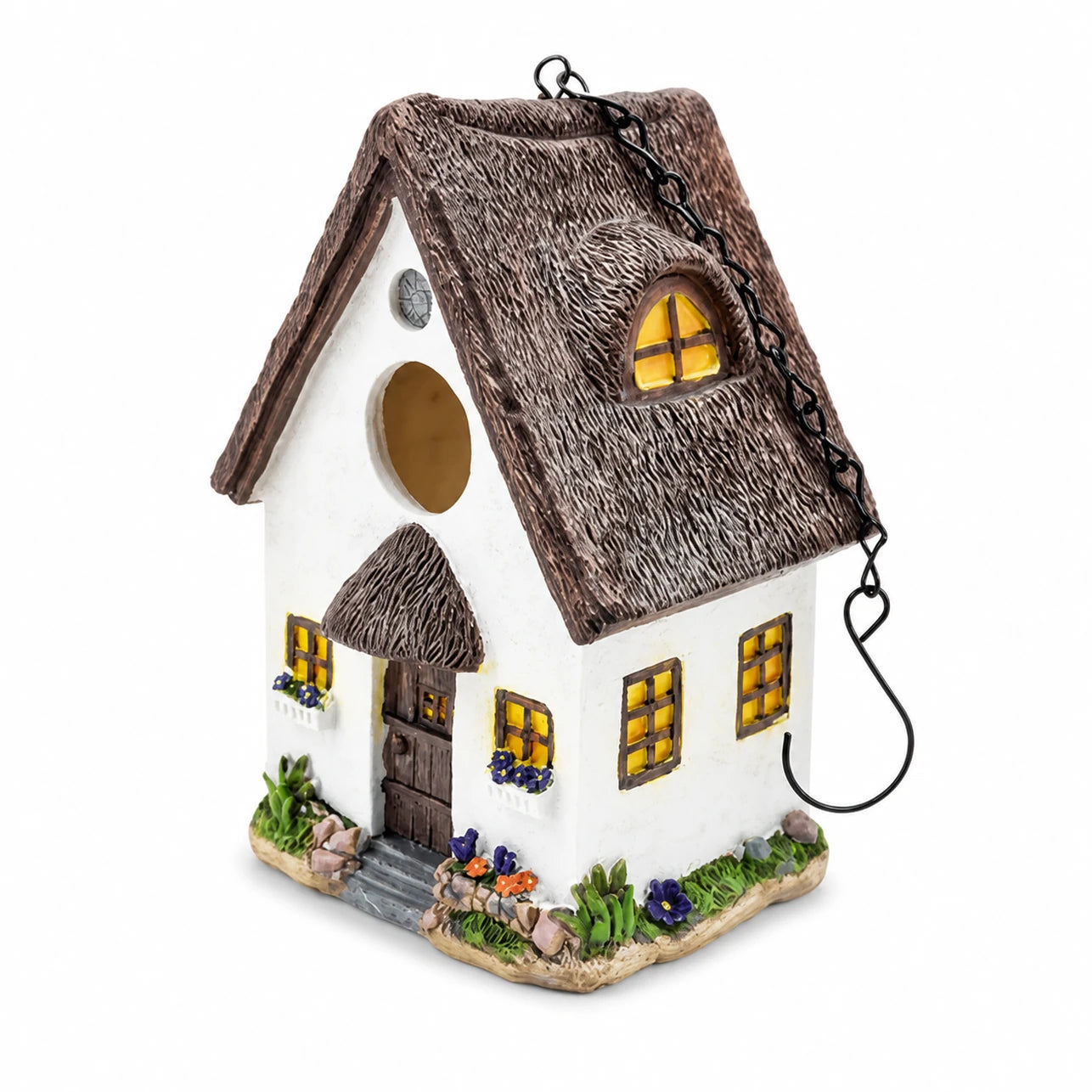 Hangend vogelhuisje wit — foto 2