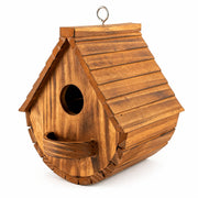 Vogelhuisje met voederbak afgerond — foto 2