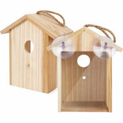 Vogelhuisje van observatie met venster en suction-cups — foto 2