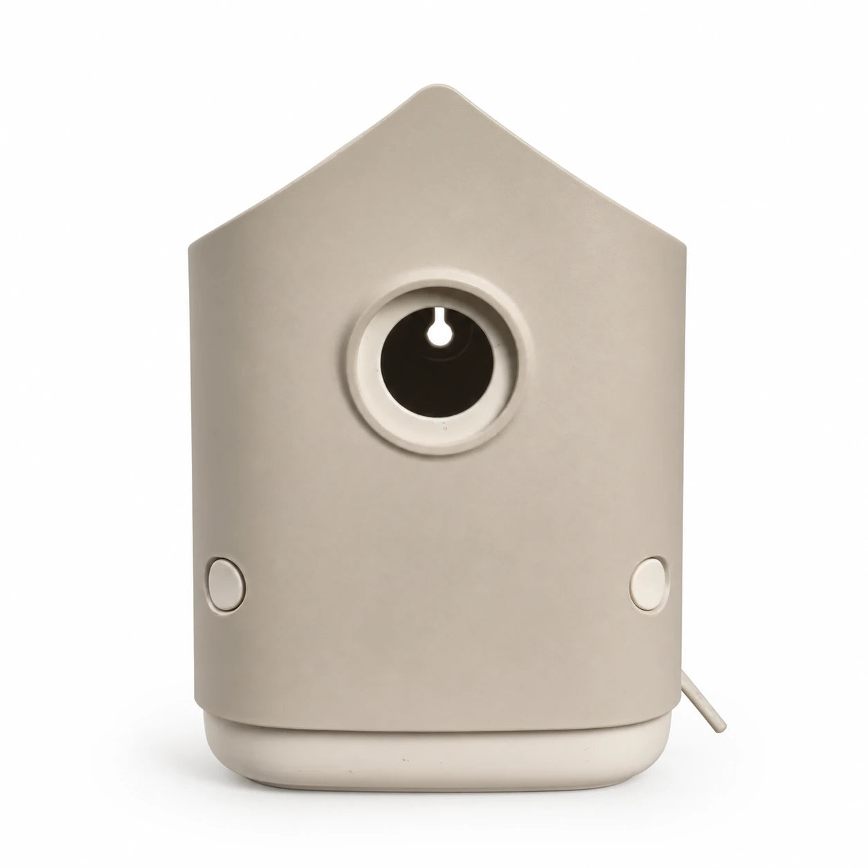 Vogelhuisje gerecycled beige 18 cm — foto 2