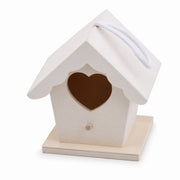 Houten vogelhuisje wit — foto 2