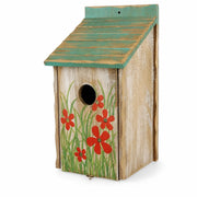 Vogelhuisje geverfd met bloemen — foto 2