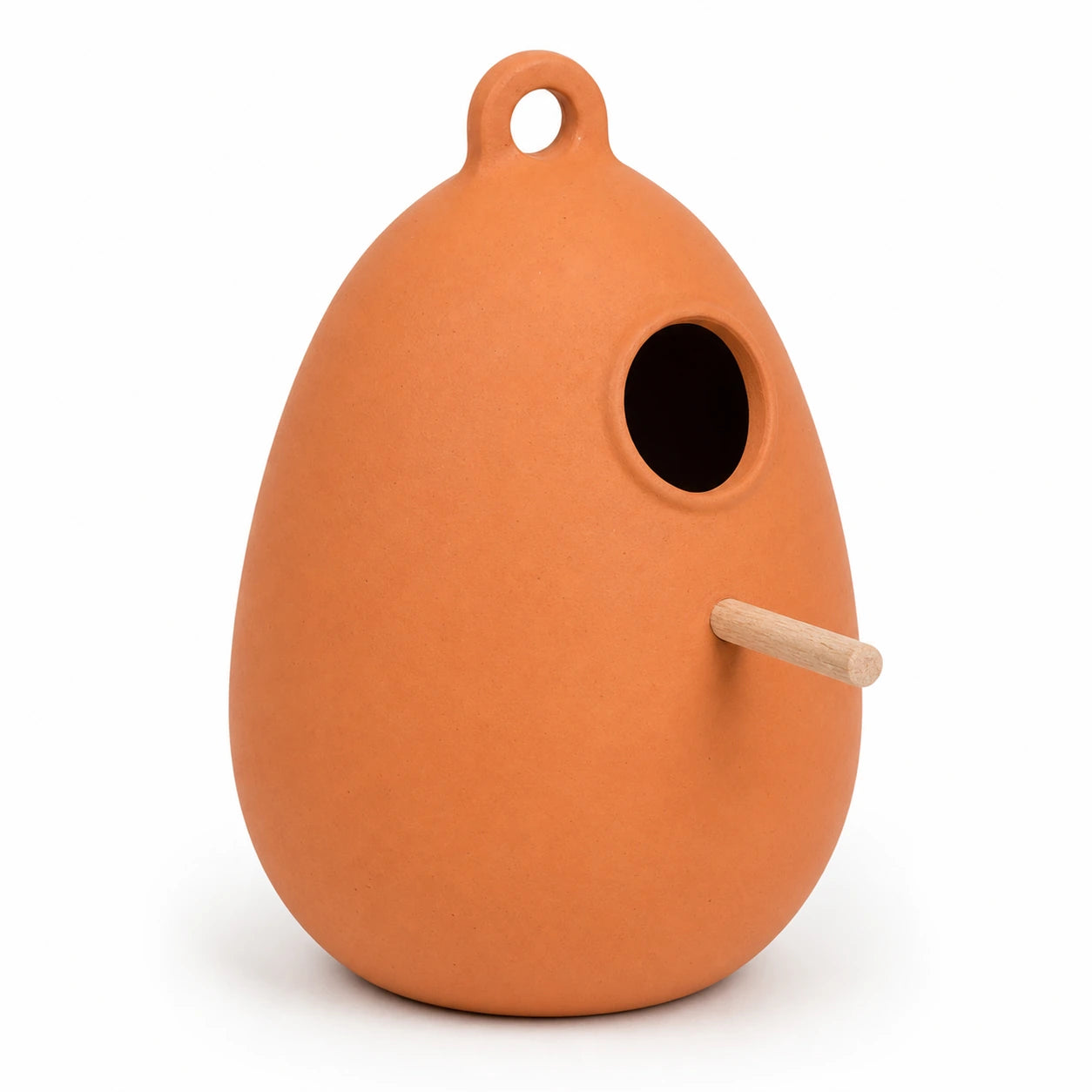 Vogelhuisje gerecycled grijs 18 cm — foto 2