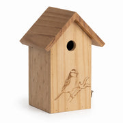 Vogelhuisje gegraveerd met ingang 27 mm — foto 2