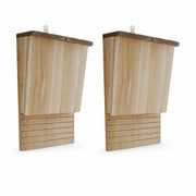 Set van 2 vogelhuisjes met bats 22 × 12 × 34 cm — foto 2