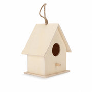 Houten vogelhuisje licht met dubbel ingang — foto 2