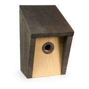 Vogelhuisje grijs van hout geolied — foto 2