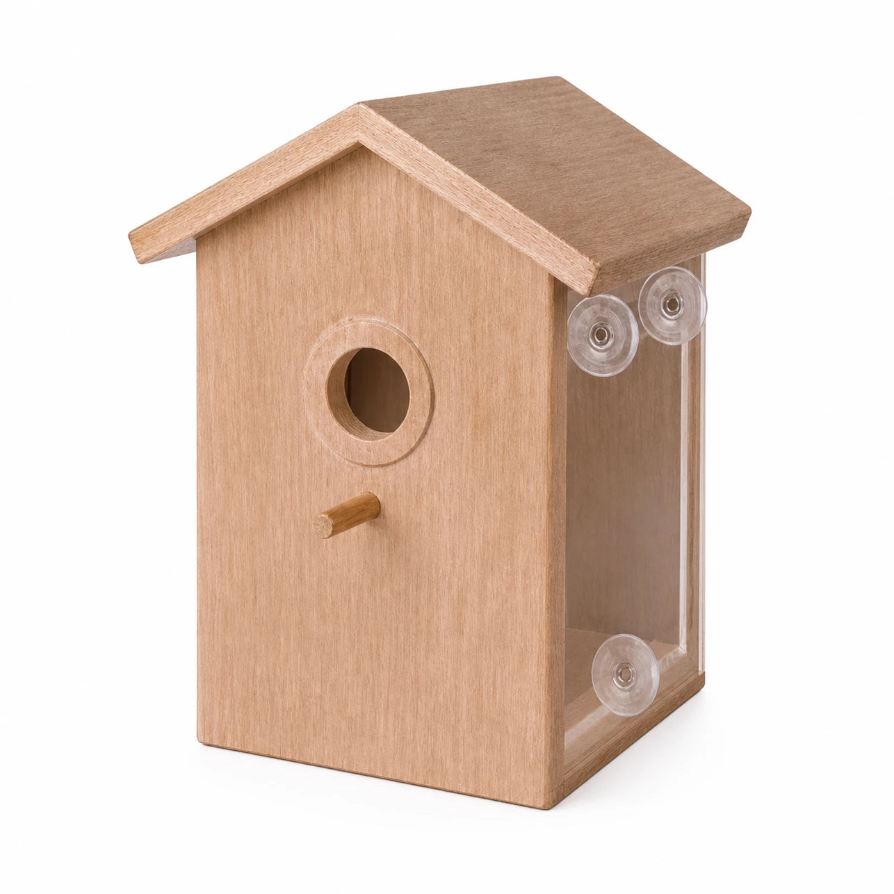 Vogelhuisje observatie van hout met voorkant eenvoudig — foto 2