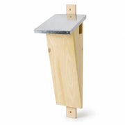 Houten vogelhuisje antraciet — foto 2