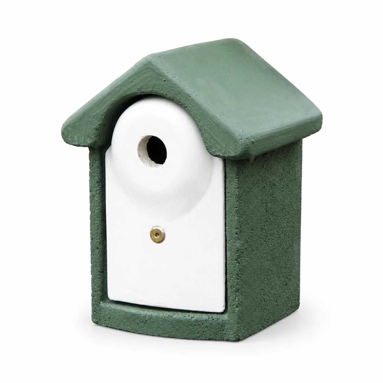 Vogelhuisje groen van houtbeton 28 mm — foto 2