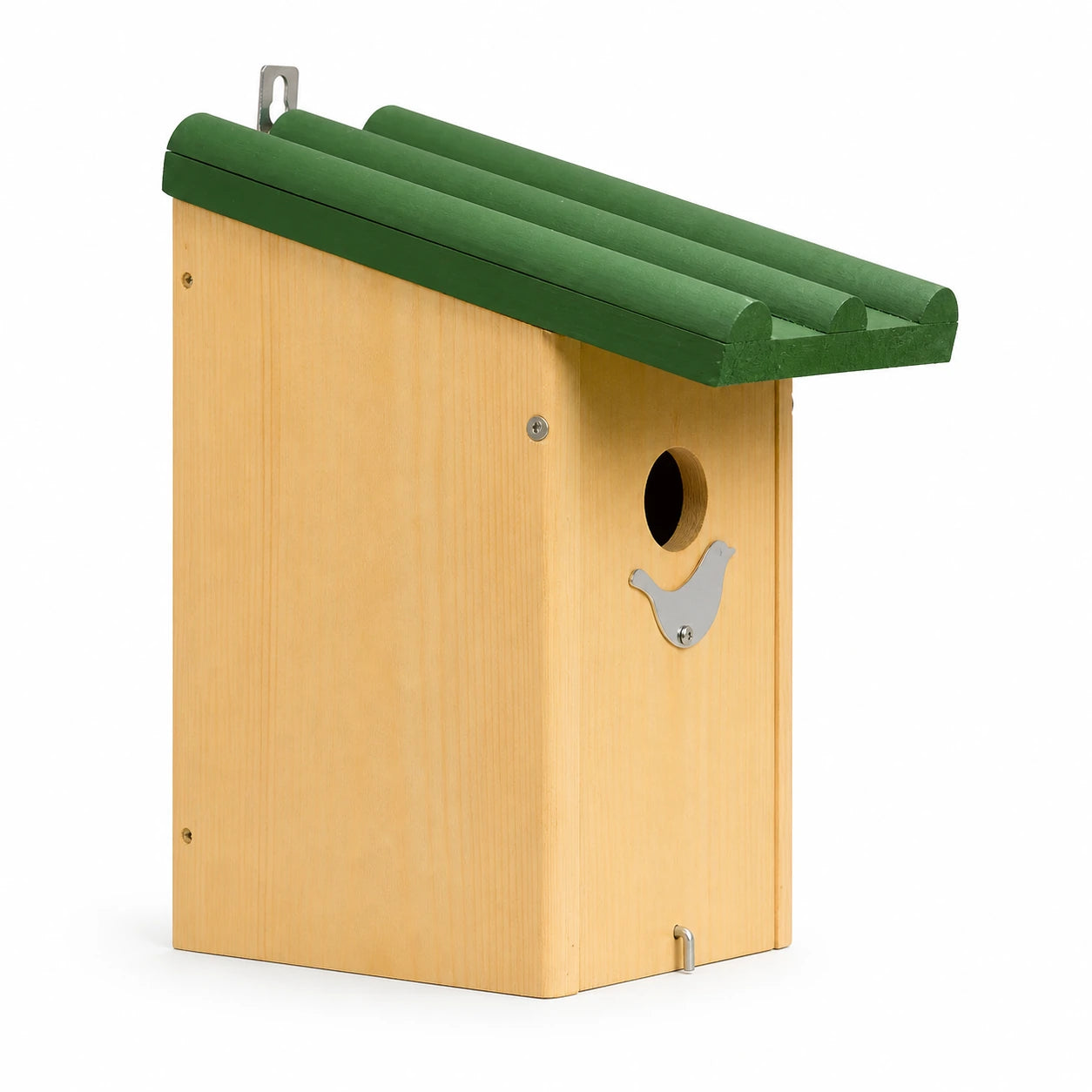 Vogelhuisje minimalistisch van hout — foto 2