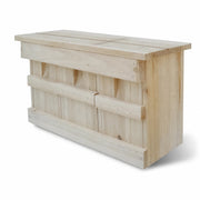 Vogelhuisje met 3 kamers van hout wit — foto 2