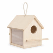 Vogelhuisje observatie van hout formaat 14 × 14 × 13 cm — foto 2