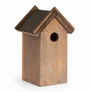 Vogelhuisje slank bruin met dubbel bitumendak — foto 2