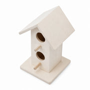 Hangend vogelhuisje van hout wit — foto 2