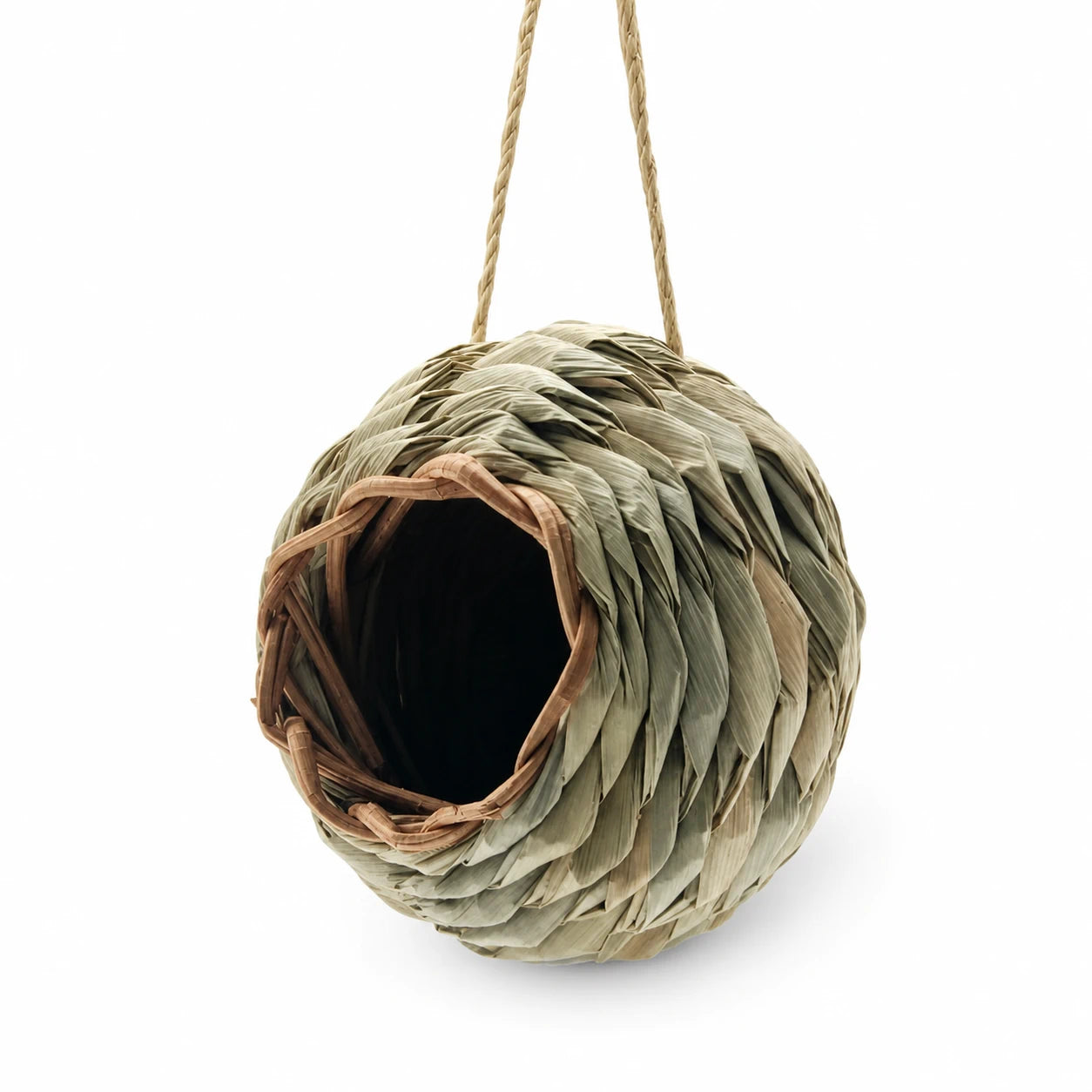 Vogelhuisje rond gevlochten — foto 2