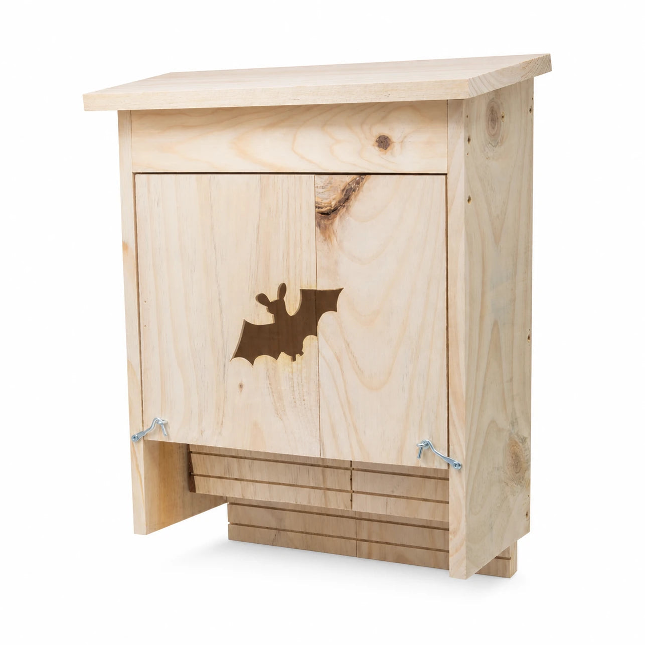 Vogelhuisje vertical van hout met voorkant cut-out — foto 2