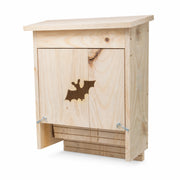 Vogelhuisje vertical van hout met voorkant cut-out — foto 2