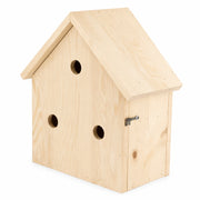 Houten vogelhuisje beige — foto 2