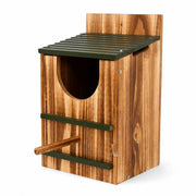 Vogelhuisje van verkoold hout — foto 2