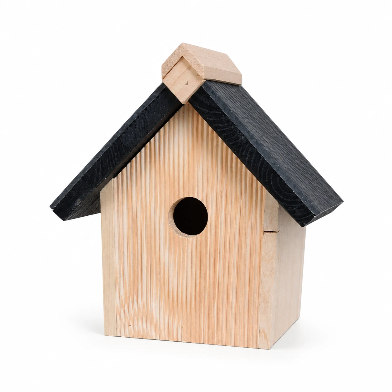 Vogelhuisje wand-mounted van hout natuurlijk — foto 2