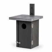 Vogelhuisje grijs compact met dak plat 30 mm — foto 2
