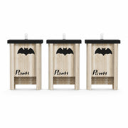 Set van 3 vogelhuisjes met bats — foto 2