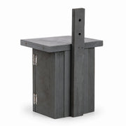 Vogelhuisje grijs compact met dak plat 30 mm — foto 3