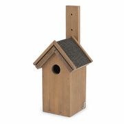 Houten vogelhuisje bruin met bitumendak formaat 16 × 21,5 cm — foto 3