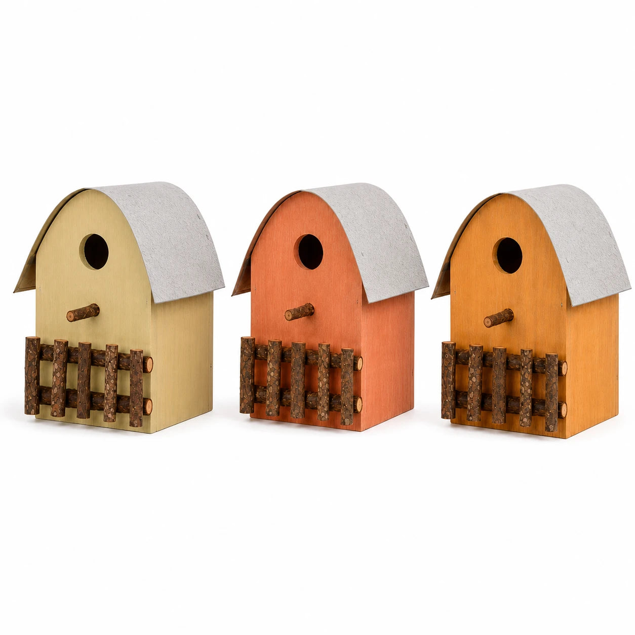 Vogelhuisje decoratief gemengd — foto 3