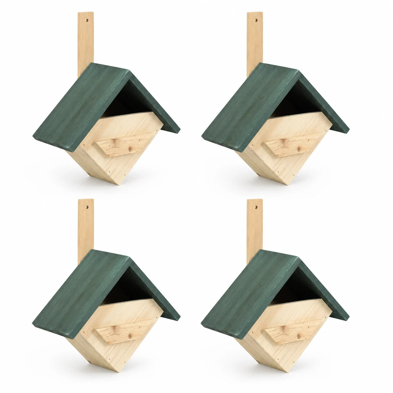 Set van 4 vogelhuisjes 24 × 16 × 30 cm — foto 3