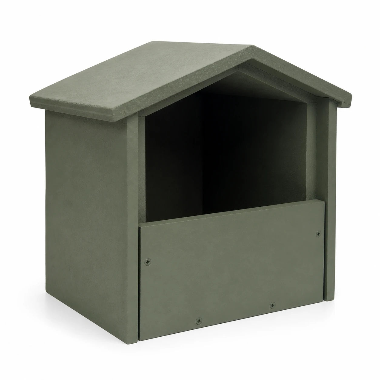 Vogelhuisje van beton met open voorkant — foto 3