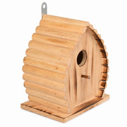 Houten vogelhuisje flame — foto 3