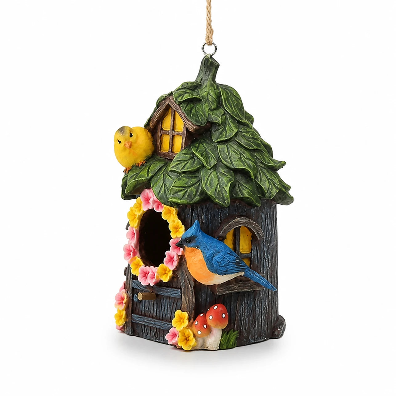 Hangend vogelhuisje bruin — foto 3