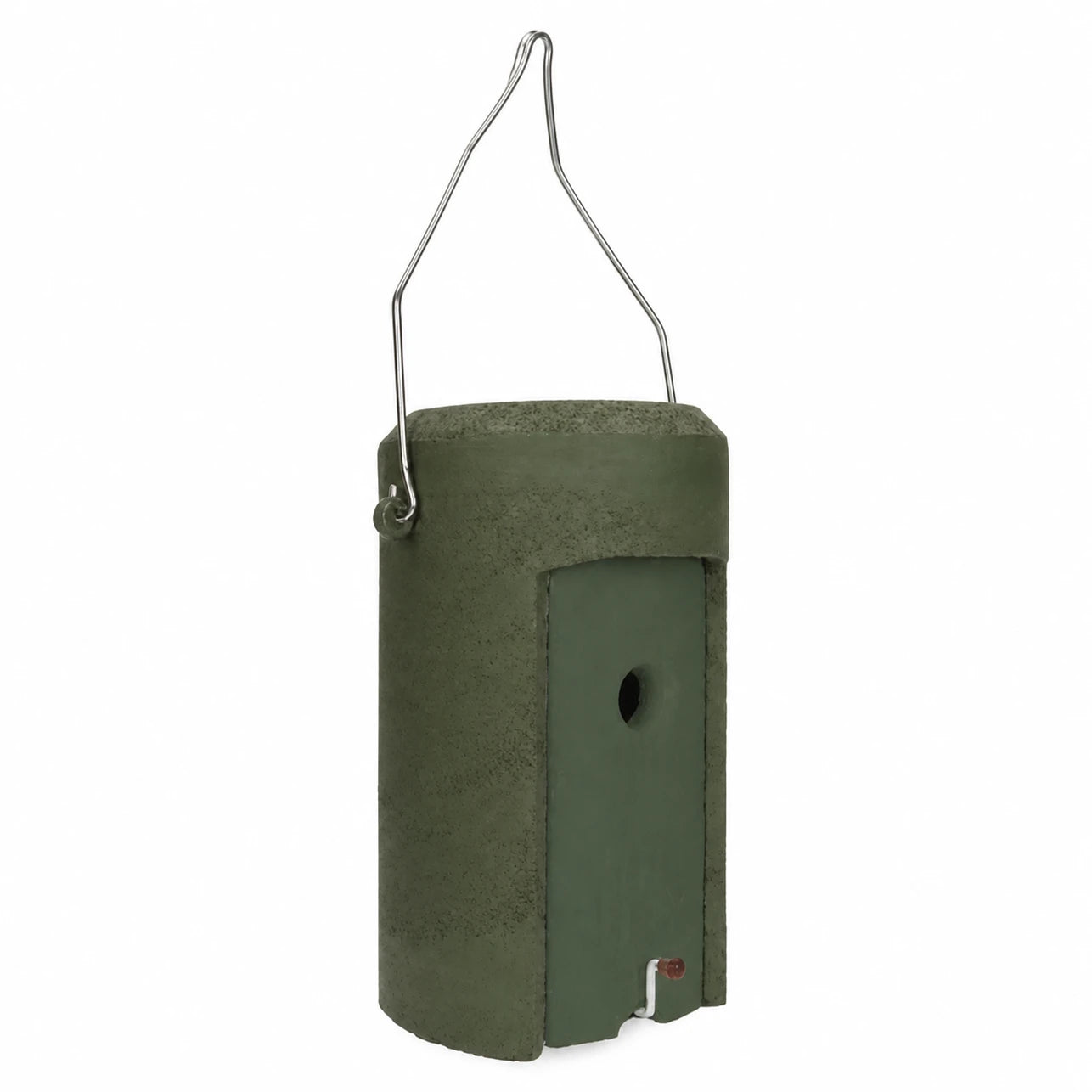 Hangend vogelhuisje van houtbeton antraciet formaat 28 × 16 cm — foto 3