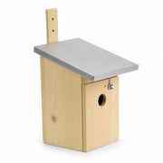 Vogelhuisje van grenen met zinken dak silver formaat 18 × 21,5 × 33,2 cm — foto 3