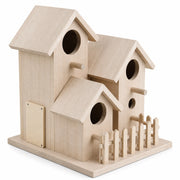 Houten vogelhuisje formaat 20,5 × 15,5 × 15,5 cm — foto 3