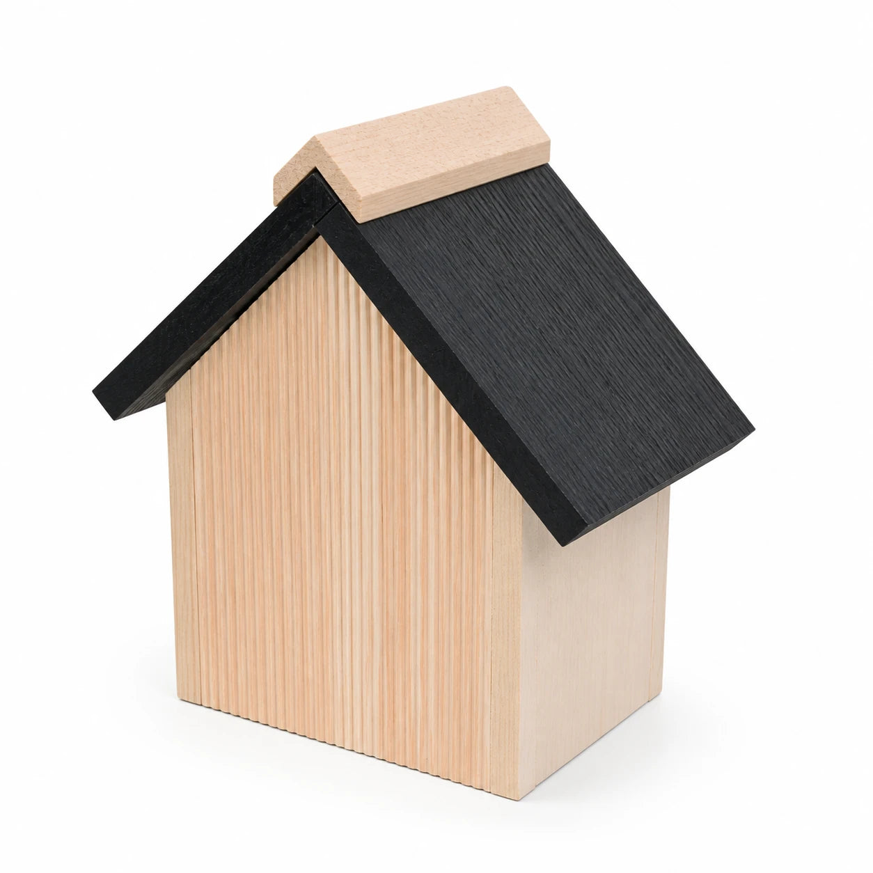 Vogelhuisje wand-mounted van hout natuurlijk — foto 3