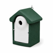 Vogelhuisje groen van houtbeton 32 mm — foto 3