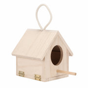 Hangend vogelhuisje van grenen natuurlijk formaat 15,5 × 12 × 14,5 cm — foto 3