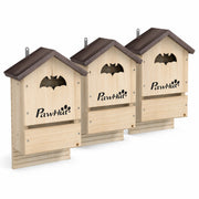Set van 3 vogelhuisjes met bats dubbel kamer — foto 3