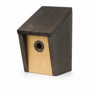 Vogelhuisje grijs van hout geolied — foto 3