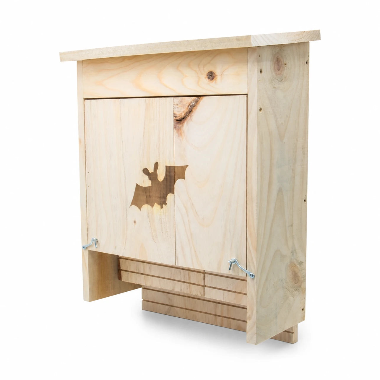 Vogelhuisje vertical van hout met voorkant cut-out — foto 3