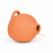 Vogelhuisje-pot hangend van terracotta met breed ingang — foto 3