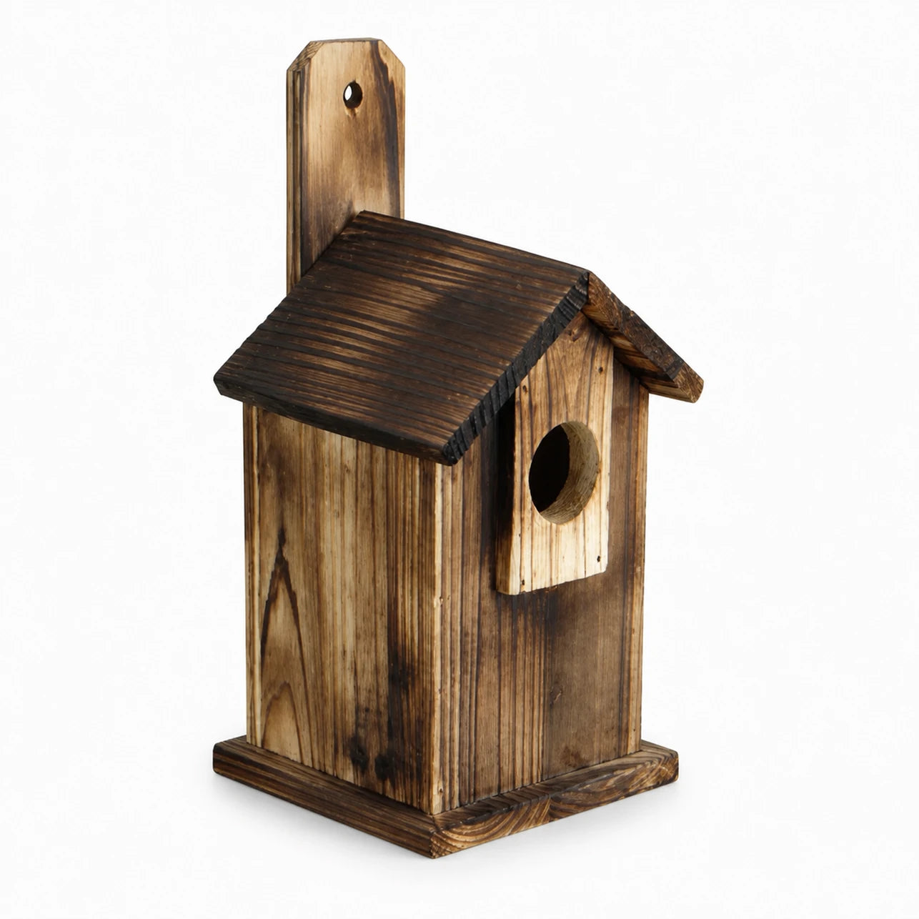 Vogelhuisje van spar bruin formaat 24,5 × 13 × 13 cm — foto 3