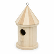 Vogelhuisje observatie van hout beige — foto 3