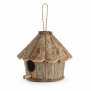 Vogelhuisje rond van hout — foto 3