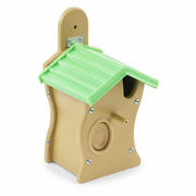 Houten vogelhuisje groen — foto 3